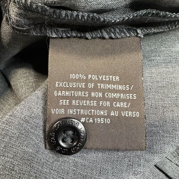 Lole Skort Womens Sz 4 Gray Polyester Casual Button Side Skirt/Shorts - Picture 7 of 11